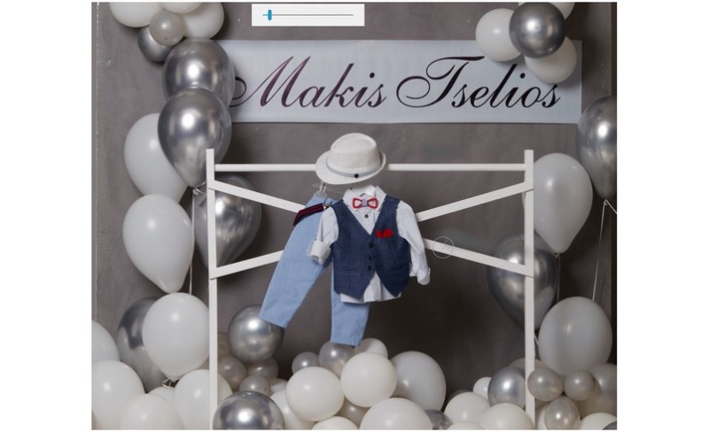 Ρουχαλάκι βάπτισης για αγόρι Makis Tselios